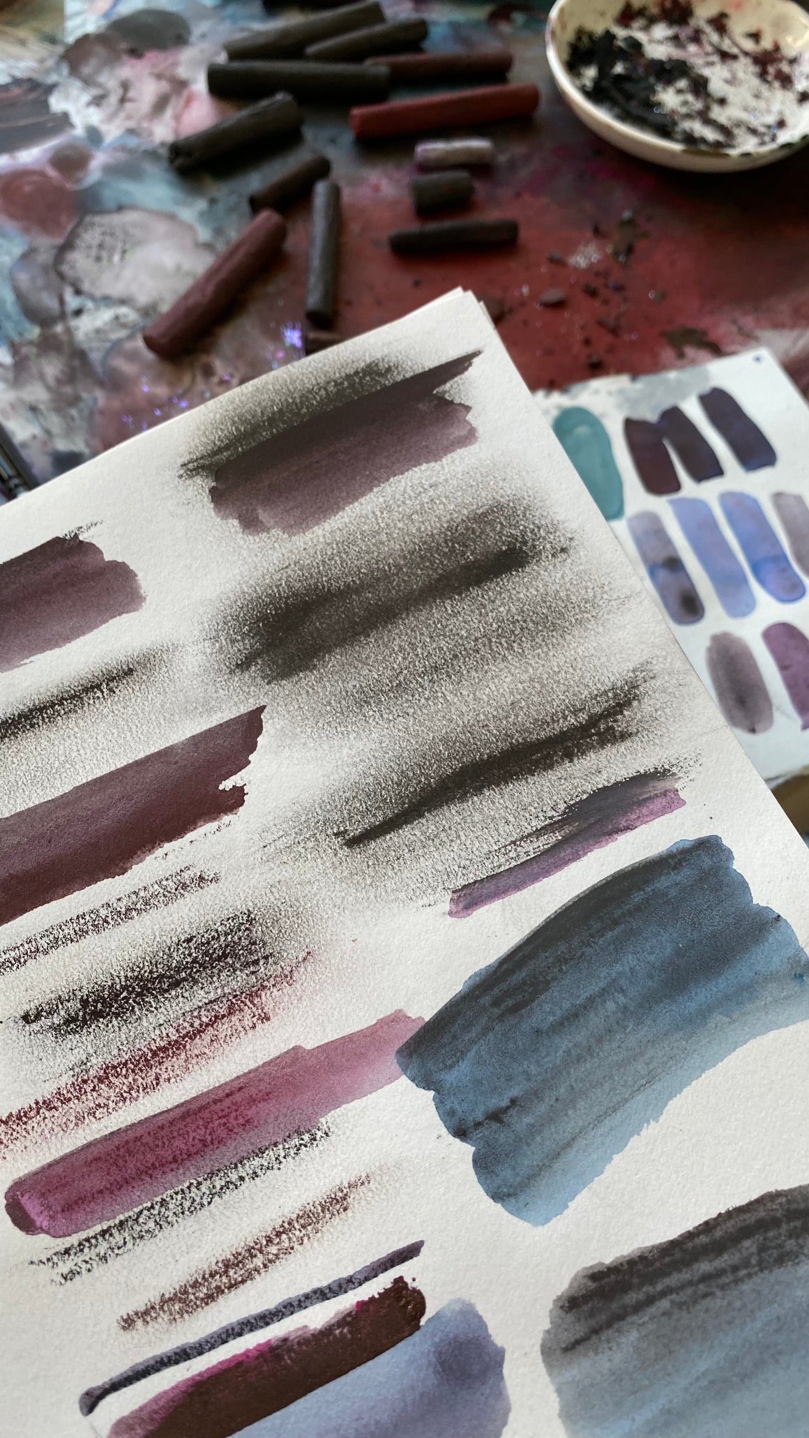 PIGMENT TO PAINT: drawing sticks course