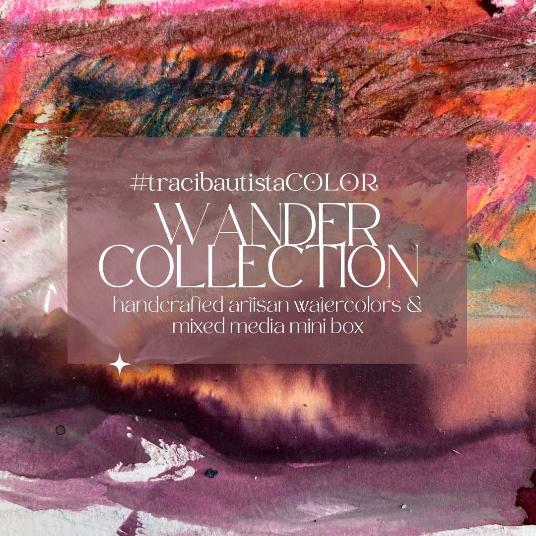 #tracibautistaCOLOR WANDER collection watermedia ink {3-set}