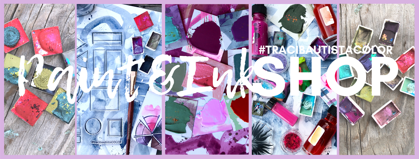 #tracibautistaCOLOR paints + inks