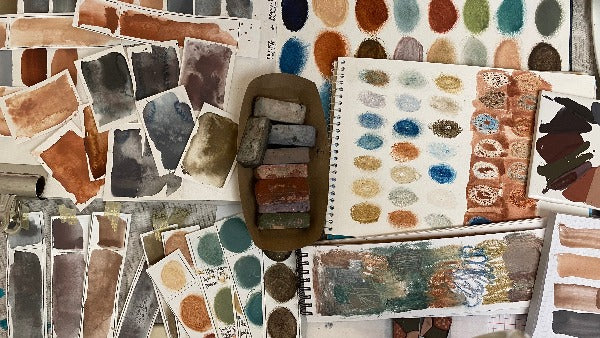 #tracibautistaCOLOR BOHO COASTAL VIBES WATERMEDIA collection wax pastels {5-set}