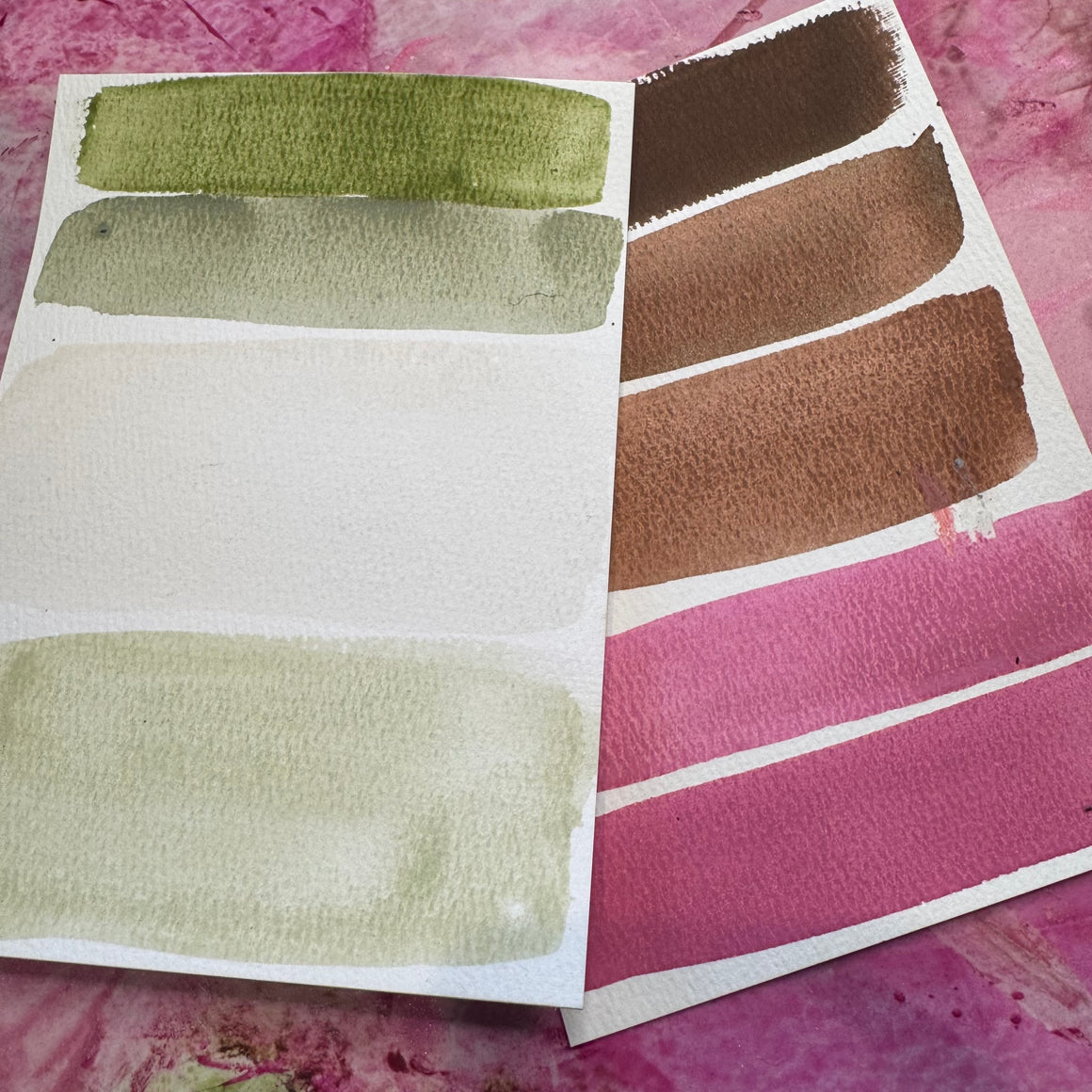 LUMINOUS WINTER botanicals Mineral Wash ink {6-set}