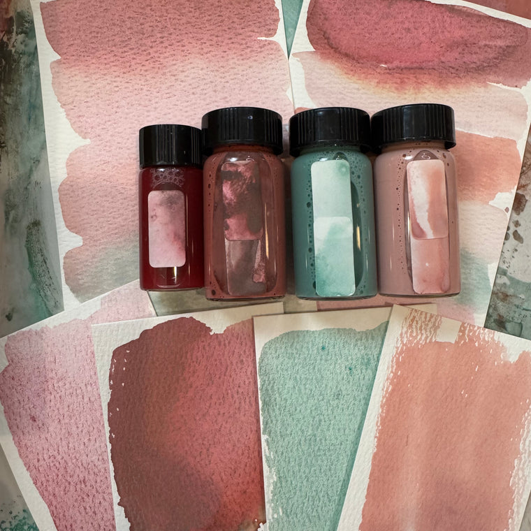 #tracibautistaCOLOR VELVET & VERDIGRIS Shimmer & Patina INK collection