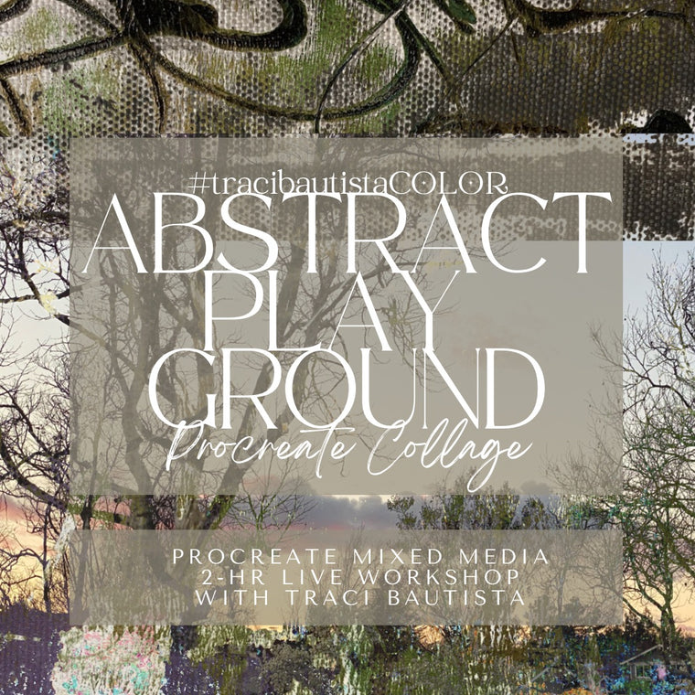 ABSTRACT PLAYGROUND {digital abstracts: PROCREATE collage}