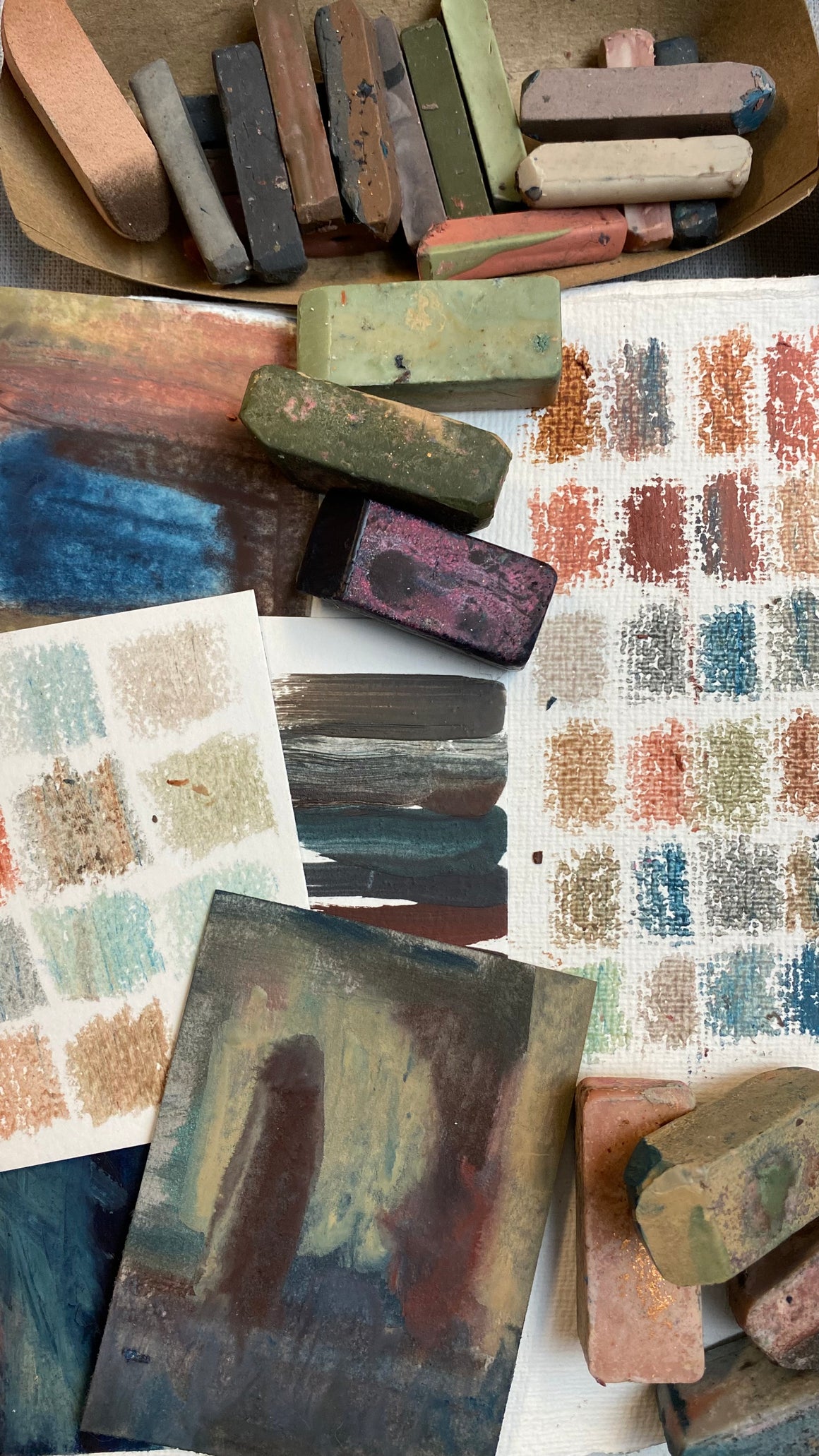 #tracibautistaCOLOR BOHO COASTAL VIBES WATERMEDIA collection wax pastels {5-set}