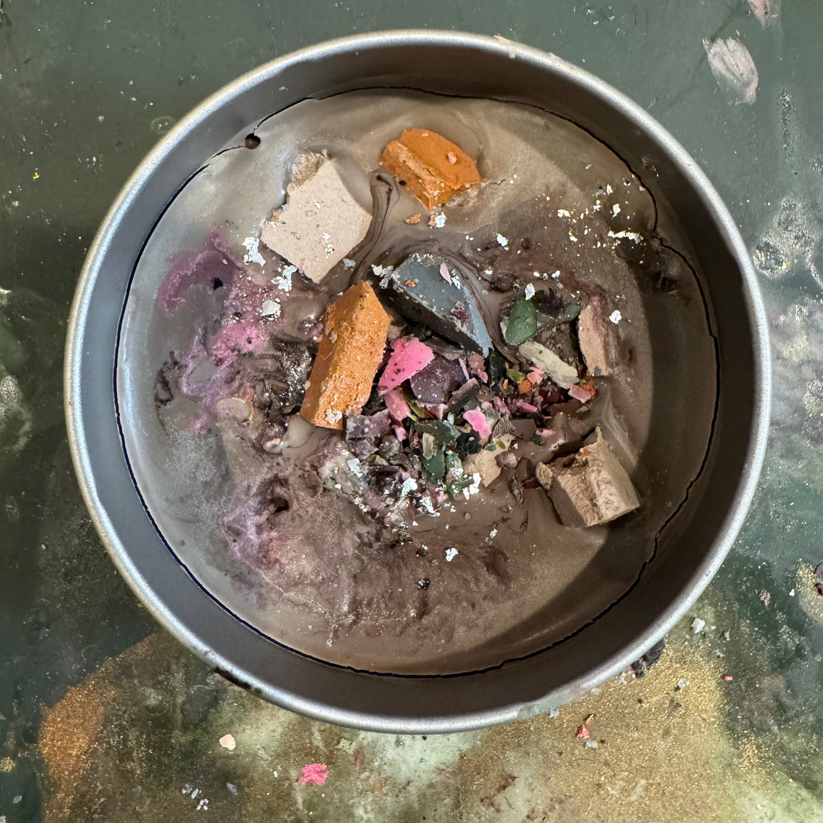 #tracibautistaCOLOR MELT + MIX: WINTER Landscapes Confetti Cakes