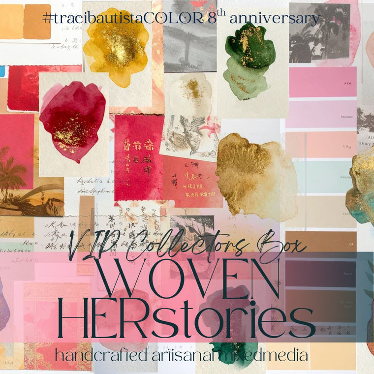 #tracibautistaCOLOR EIGHT collection: WOVEN HERstories VIP Collectors box
