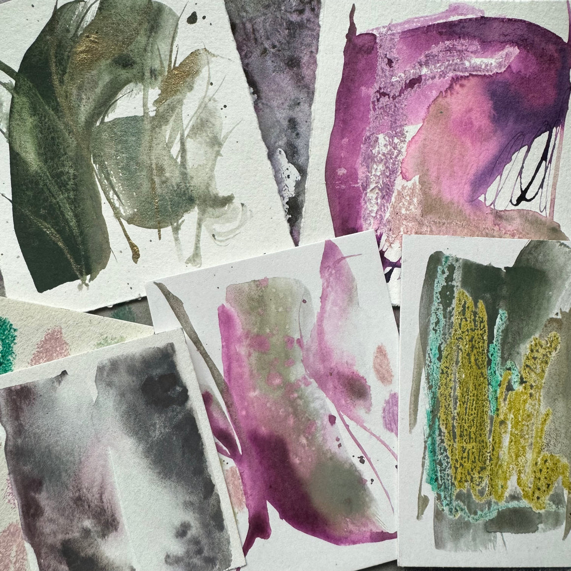 INK + WAX {mixed media workshop series}