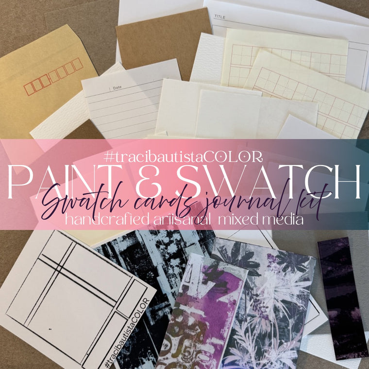 PAINT & SWATCH journal Experience: Swatch Cards Journal Kit + Workshop