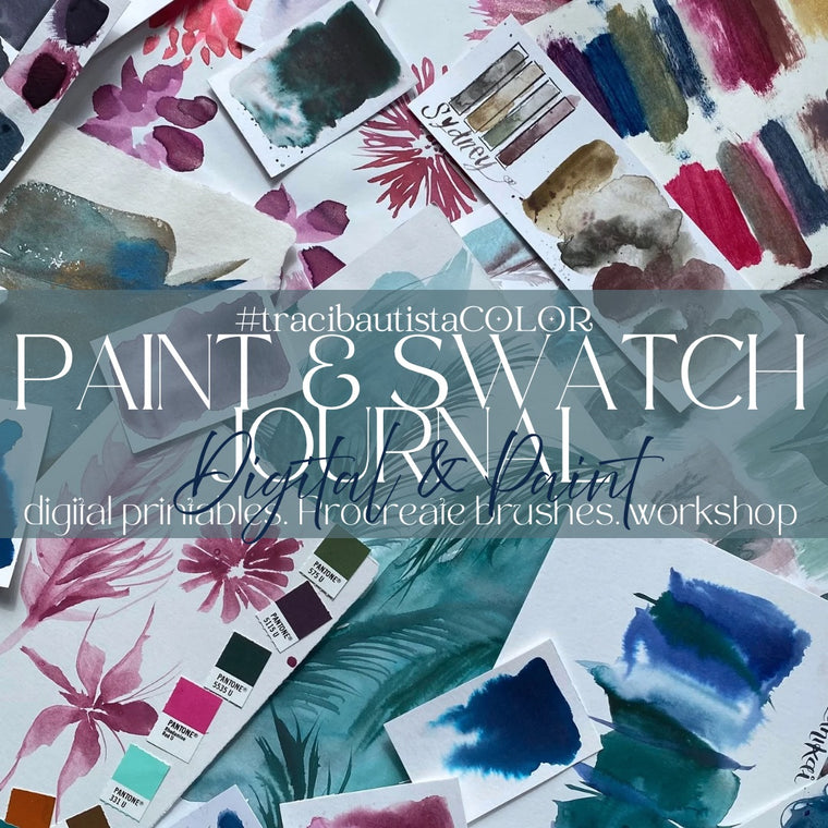 PAINT & SWATCH journal Experience {digital + paint}