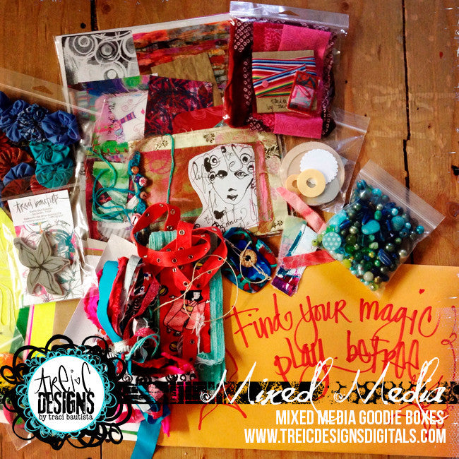 mixed media GOODIES box XL {studio destash}