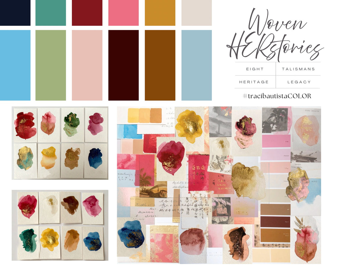 #tracibautistaCOLOR EIGHT collection: WOVEN HERstories PIGMENT BARS box