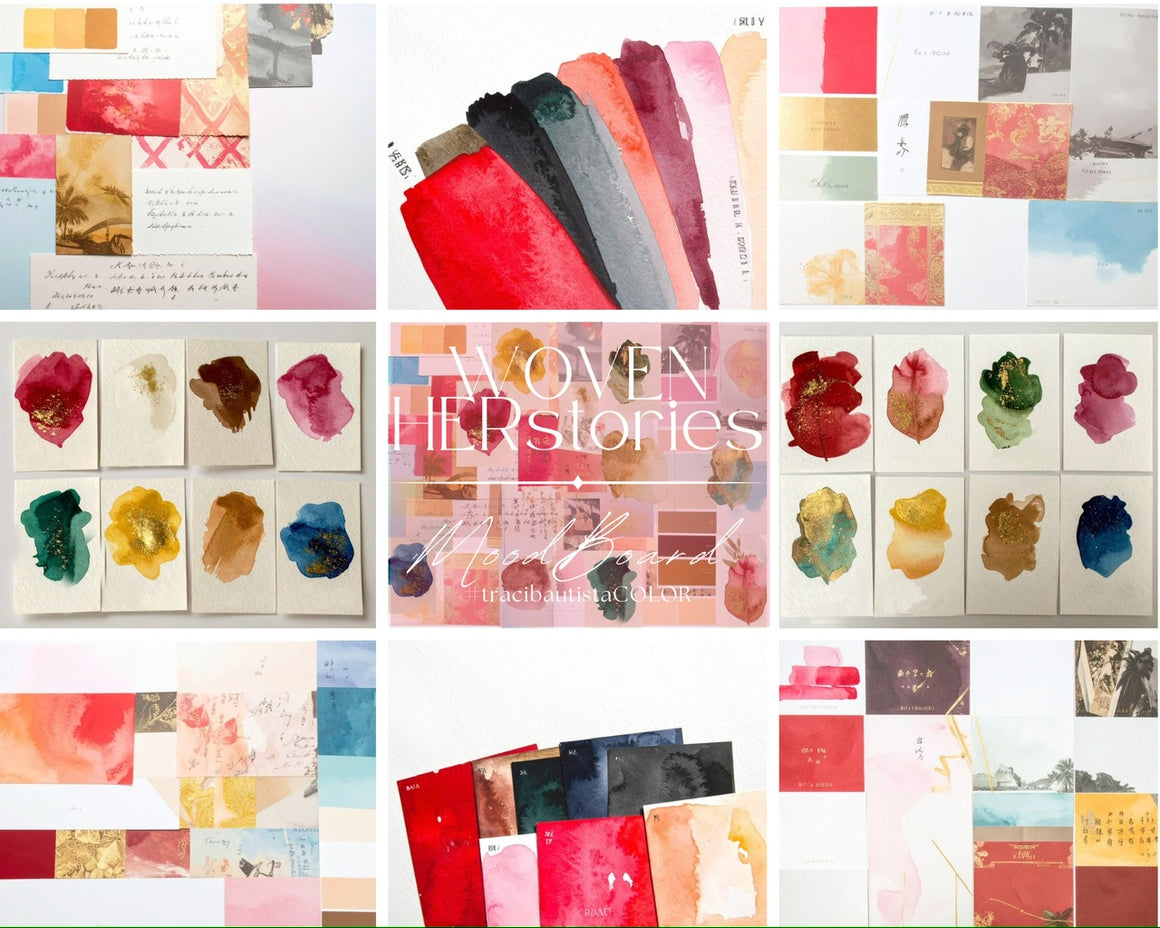#tracibautistaCOLOR EIGHT collection: WOVEN HERstories PIGMENT BARS box