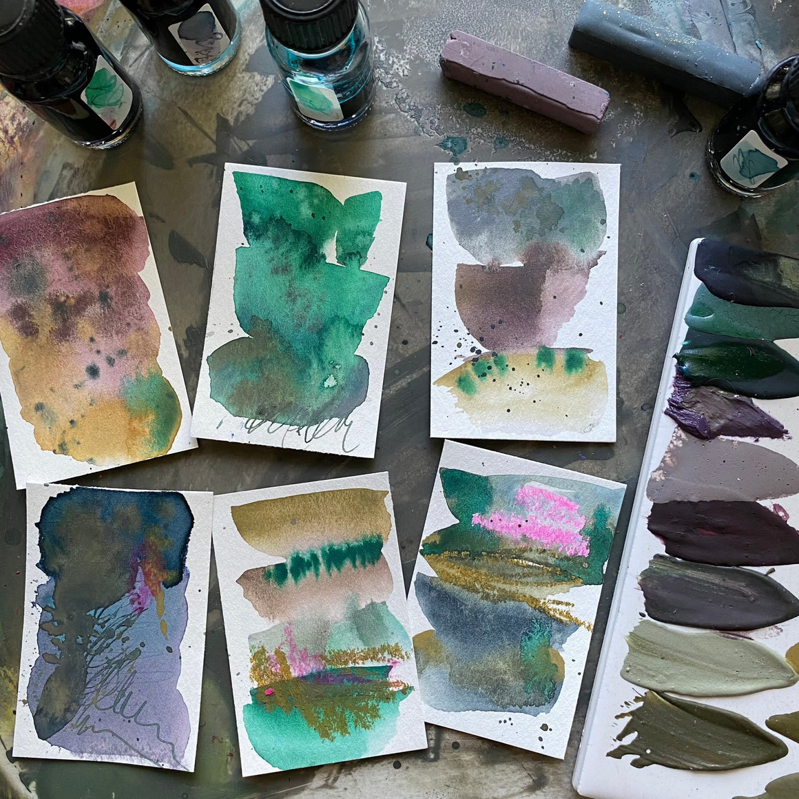 #tracibautistaCOLOR ~ NATURE’S GRAFFITI artisanal ink 3-set