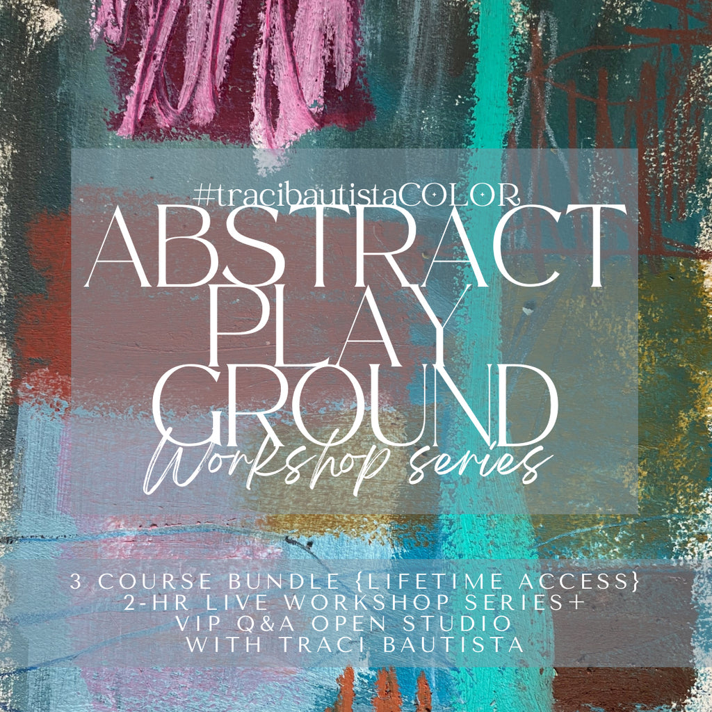 ABSTRACT PLAYGROUND {mixed media LIVE workshop bundle}