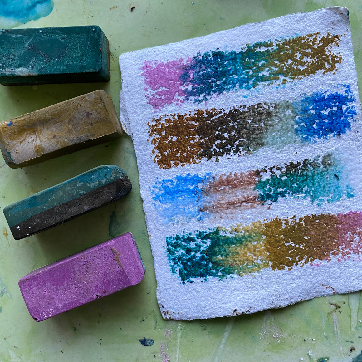 #tracibautistaCOLOR NATURE’S GRAFFITI pigment bars {4-set}