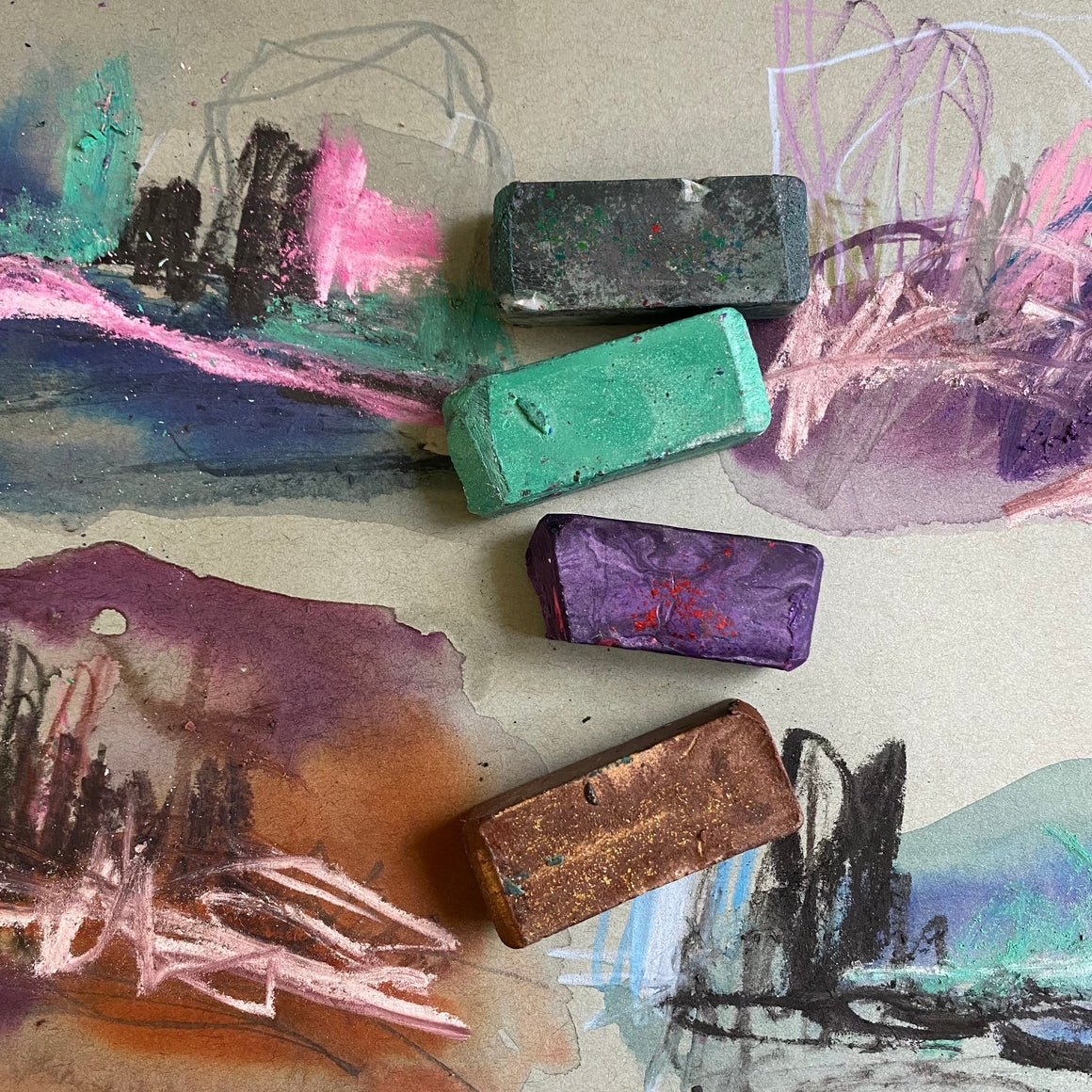 #tracibautistaCOLOR NATURE’S GRAFFITI pigment bars {4-set}