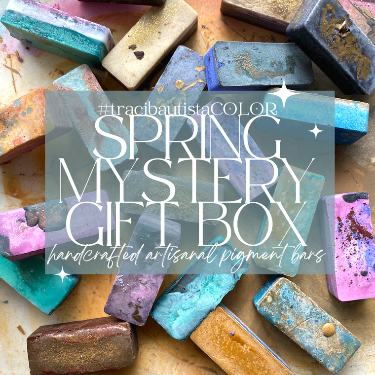 #tracibautistaCOLOR SPRING FLORALS GIFT BOX pigment bars {4-set}