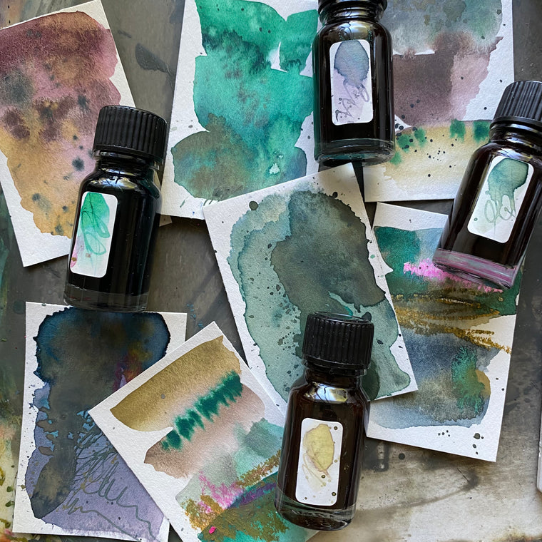 #tracibautistaCOLOR ~ NATURE’S GRAFFITI artisanal ink 3-set