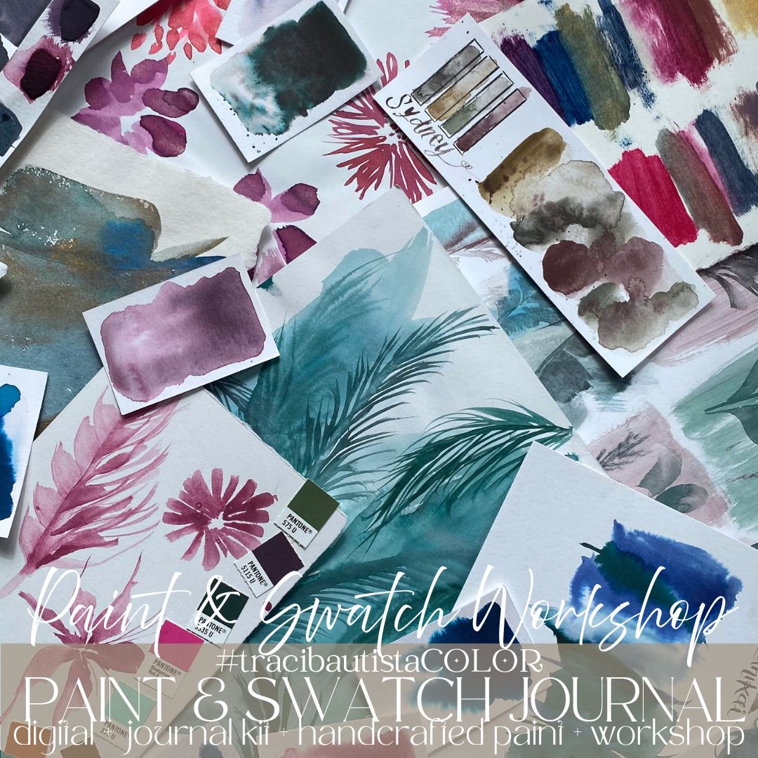 PAINT & SWATCH journal Experience {digital + paint}