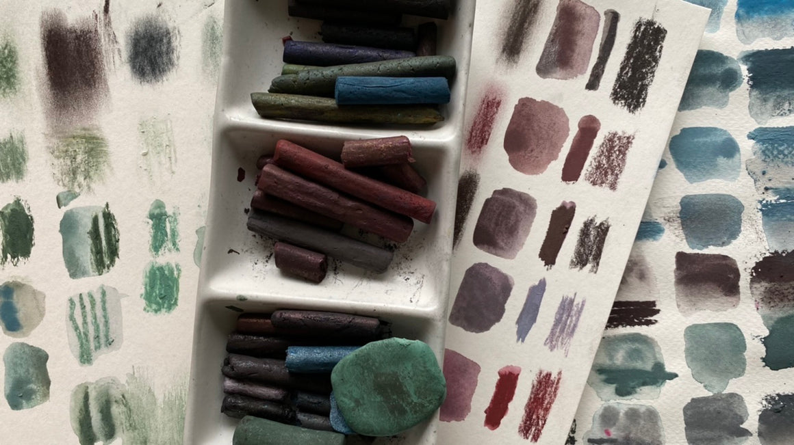 PIGMENT TO PAINT: drawing sticks course