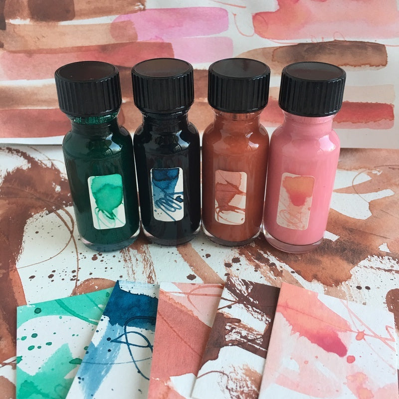 #tracibautistaCOLOR ~ boho CARAVAN artisan ink 4 set {15ml}