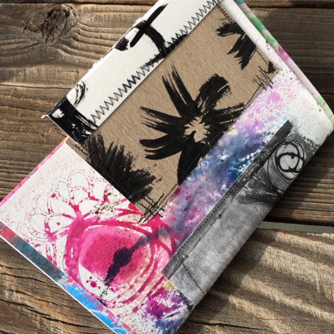 {creativity FLOWS} FREE spirit handmade art journal by traci bautista