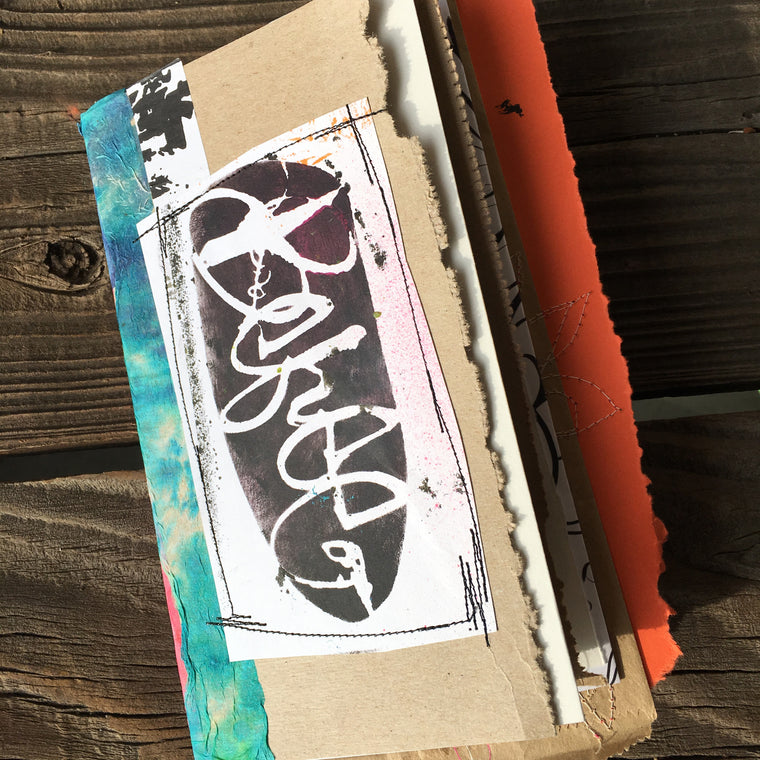 {be FREE} FREE spirit handmade art journal by traci bautista