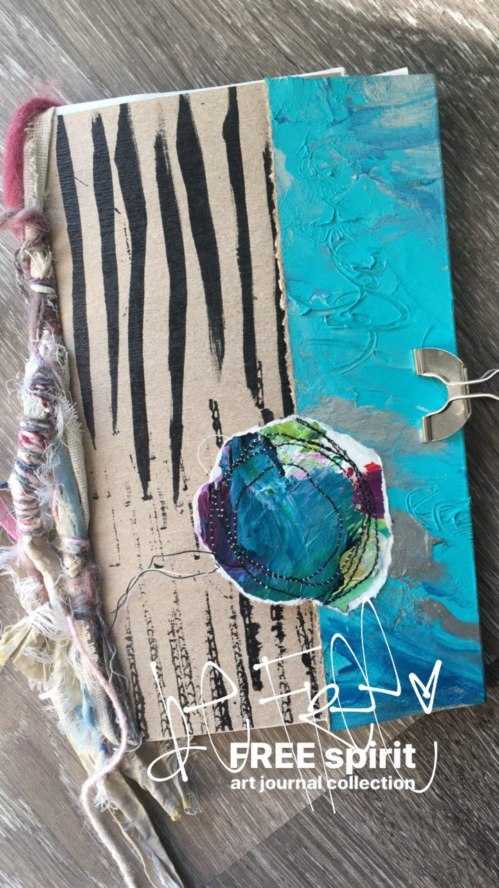 {peaceful soul} FREE spirit handmade art journal