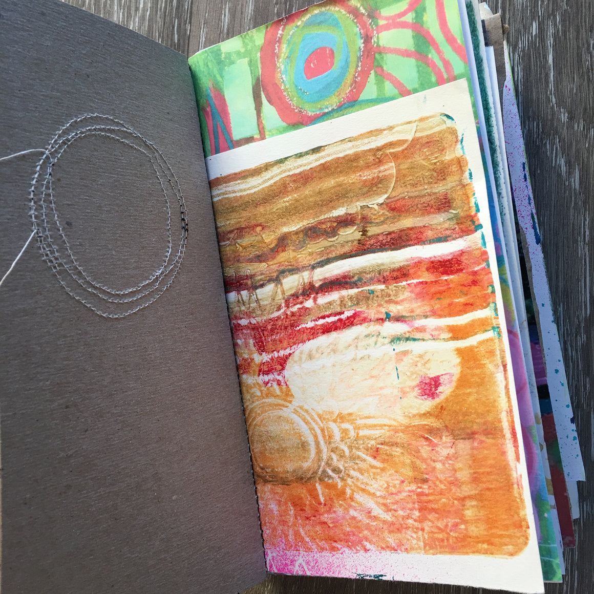 {LOVE voyage} FREE spirit handmade art journal by traci bautista