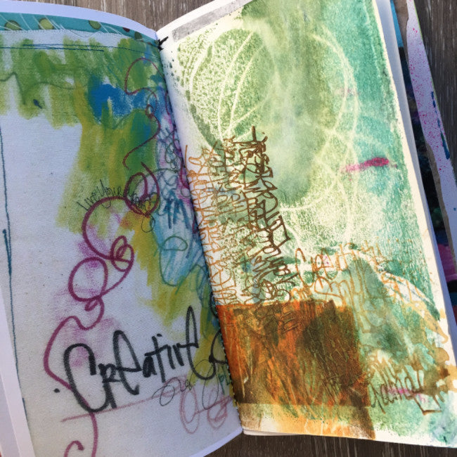 {LOVE voyage} FREE spirit handmade art journal by traci bautista