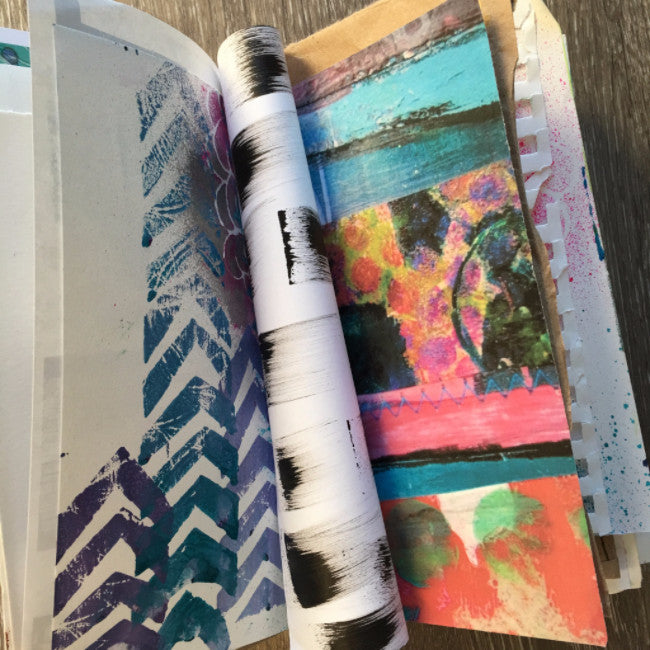 {LOVE voyage} FREE spirit handmade art journal by traci bautista