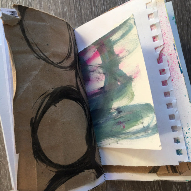 {LOVE voyage} FREE spirit handmade art journal by traci bautista