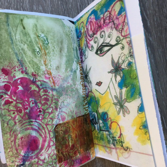 {LOVE voyage} FREE spirit handmade art journal by traci bautista