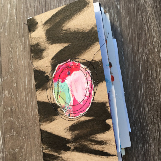 {explorer} FREE spirit handmade art journal by traci bautista