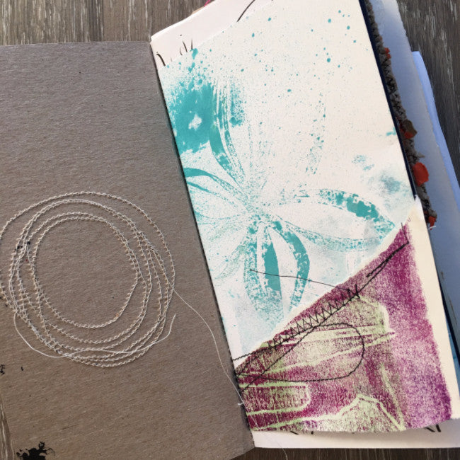 {explorer} FREE spirit handmade art journal by traci bautista