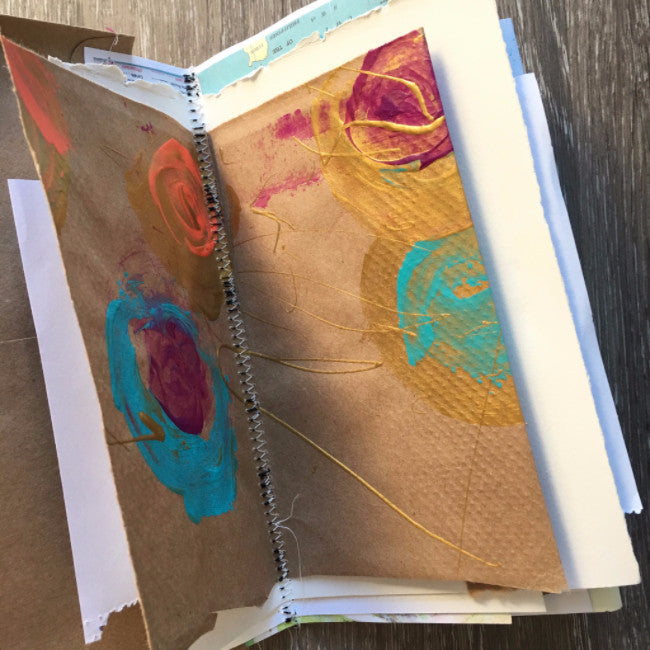 {explorer} FREE spirit handmade art journal by traci bautista