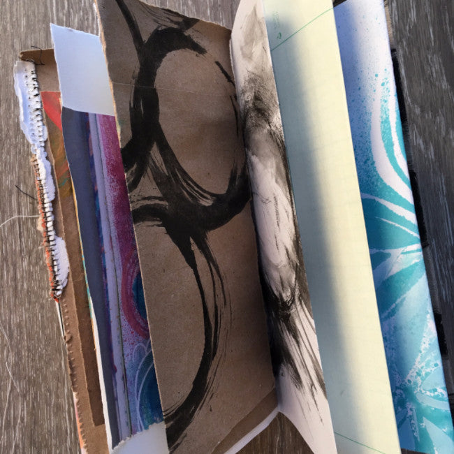 {explorer} FREE spirit handmade art journal by traci bautista