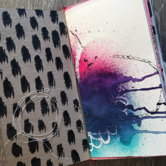 {creative SOUL} FREE spirit handmade art journal by traci bautista