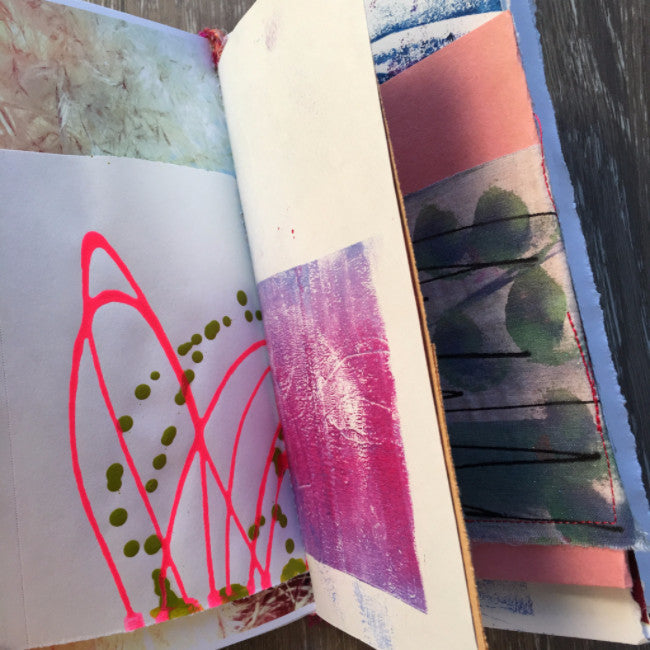 {creative SOUL} FREE spirit handmade art journal by traci bautista