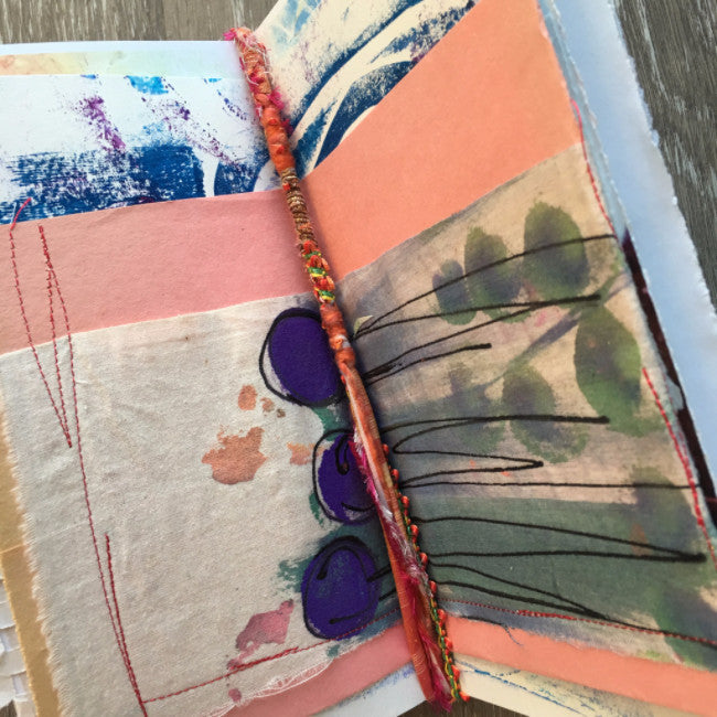 {creative SOUL} FREE spirit handmade art journal by traci bautista