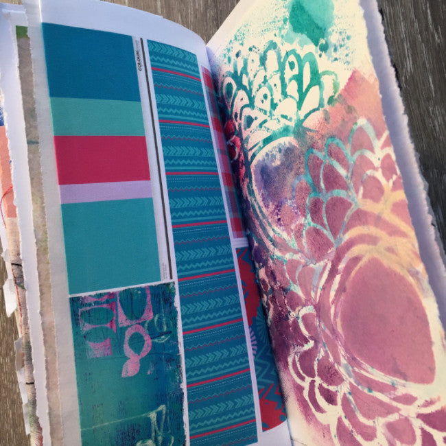 {creative SOUL} FREE spirit handmade art journal by traci bautista