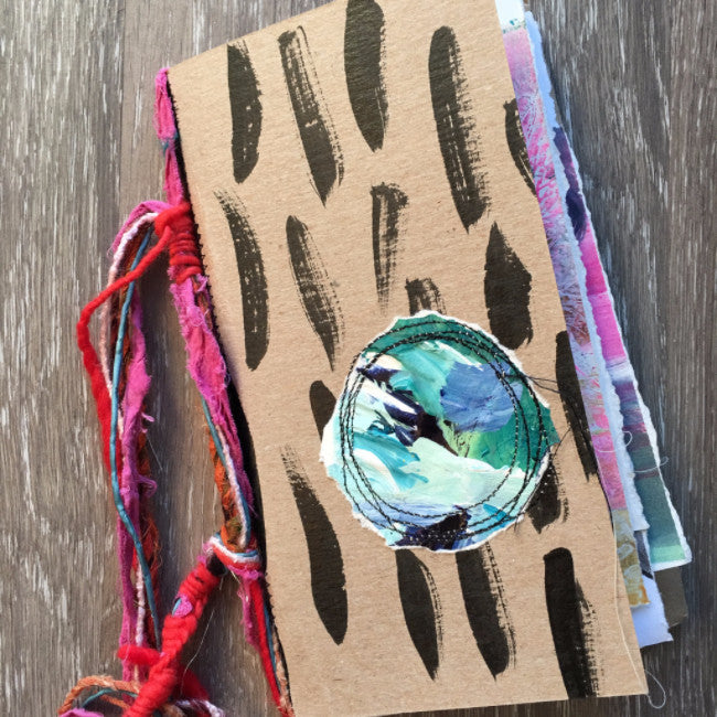 {wanderlust} FREE spirit handmade art journal by traci bautista