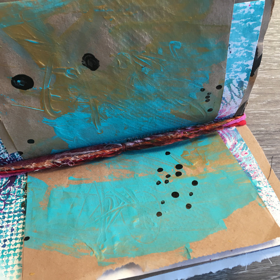 {wanderlust} FREE spirit handmade art journal by traci bautista