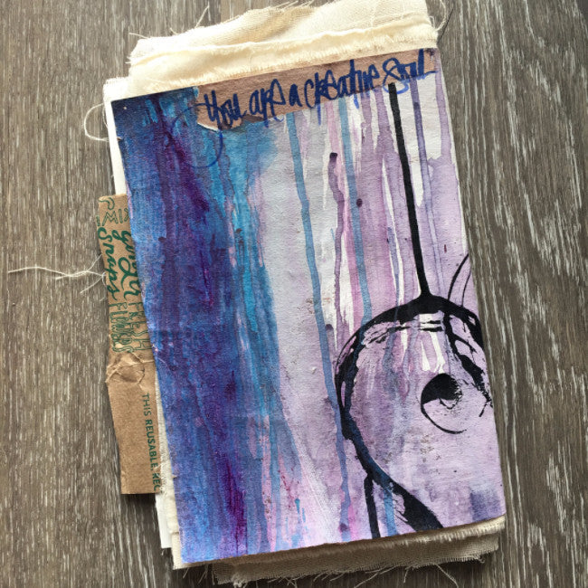  {bohemian wander} FREE spirit handmade art journal by traci bautista