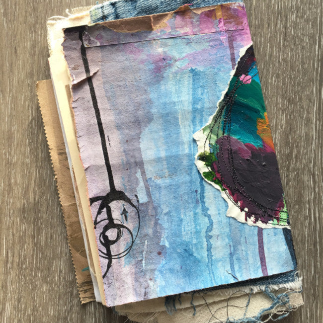 {beautiful LIFE} FREE spirit handmade art journal by traci bautista