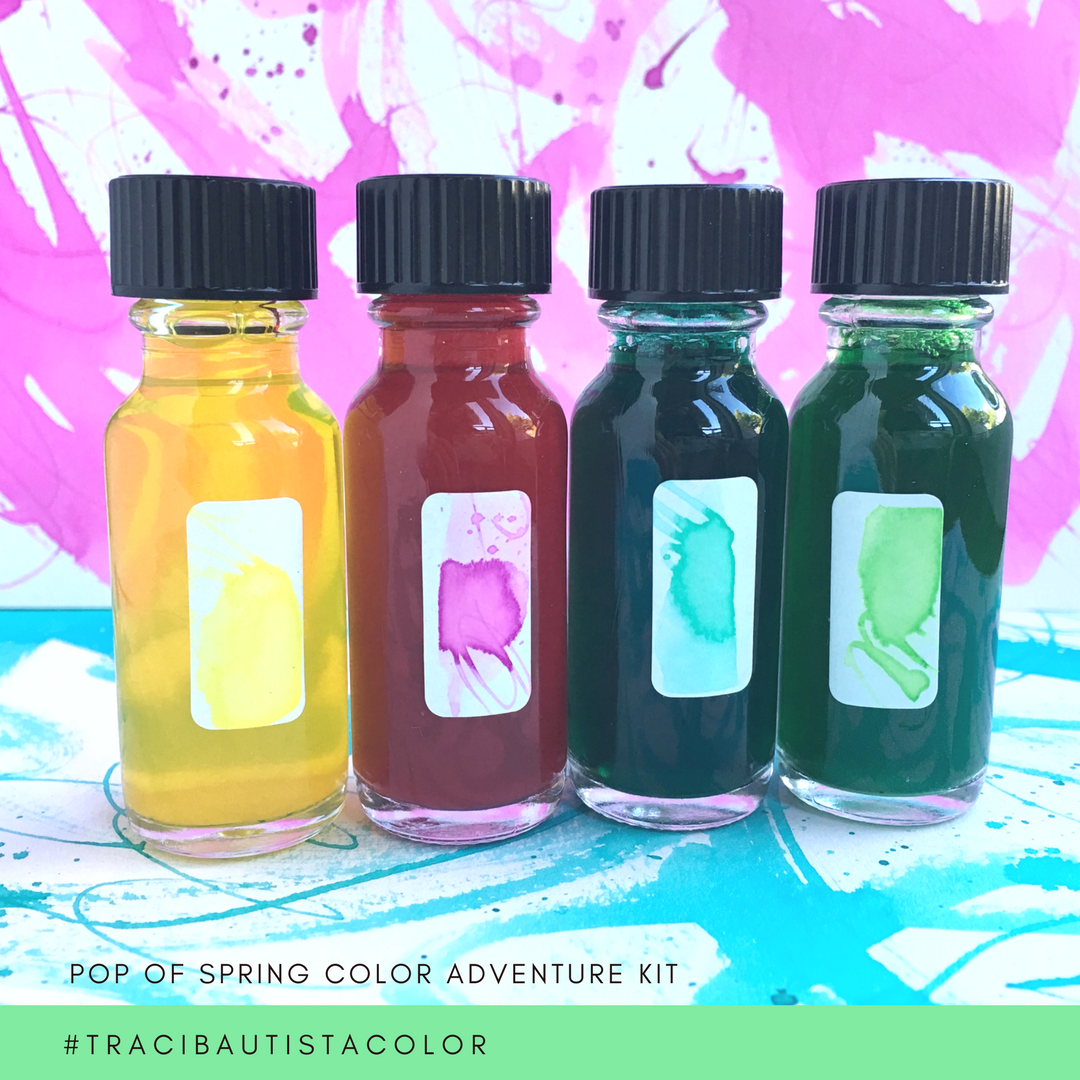 #tracibautistaCOLOR ~ POP of SPRING artisan ink 4 set {15ml}