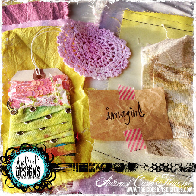 AUTUMN crush FLAIR kit + stencil