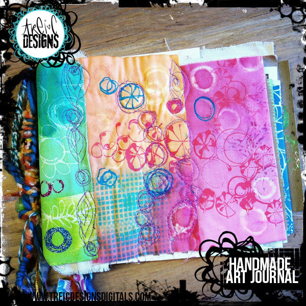 circles+stitches handmade art journal