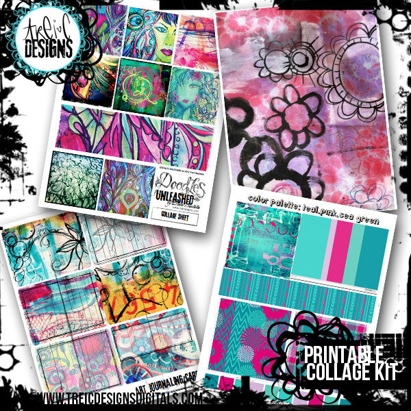 art journaling digital kit FREEBIE - #tracibautistaCOLOR {treiCdesigns}  boutique