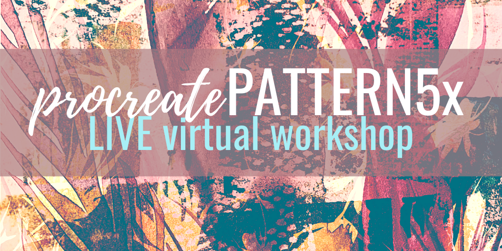 Procreate Pattern 5x workshop